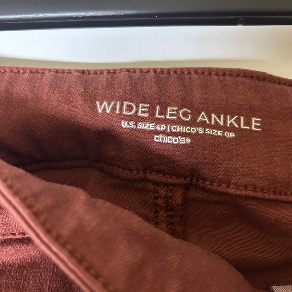 Chico wide leg pull on ankle crop jeans - Chico size 0 - Picture 2 of 3